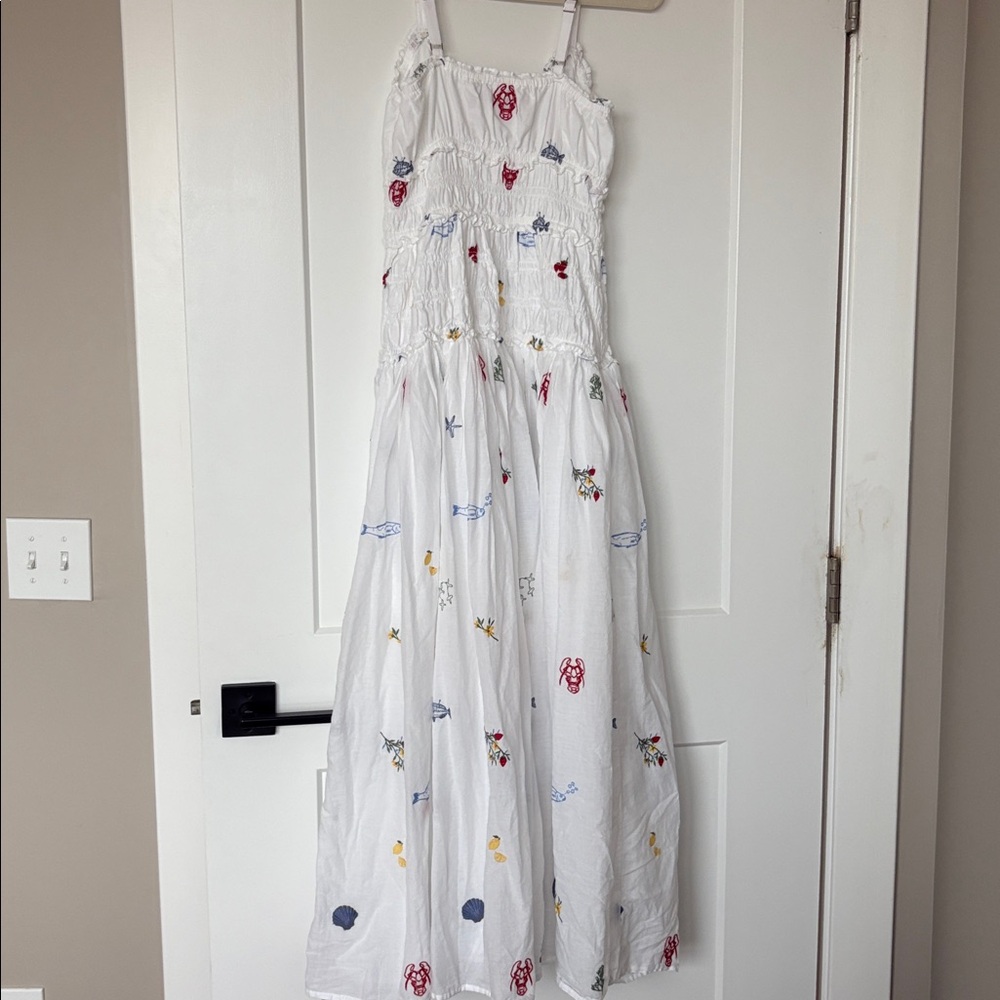 Abercrombie White Coastal Floral Dress - Picture 4 of 4